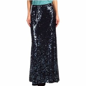 NWOT Calvin Klein Sequin Full-Length Skirt